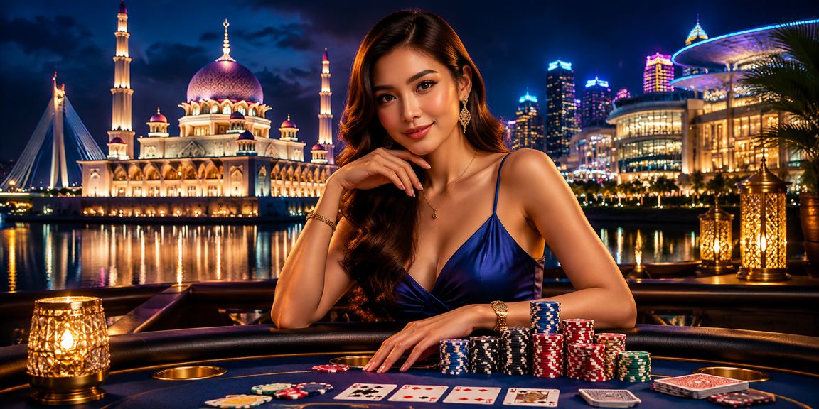 Permainan poker bergaya Melayu di Putrajaya Malaysia